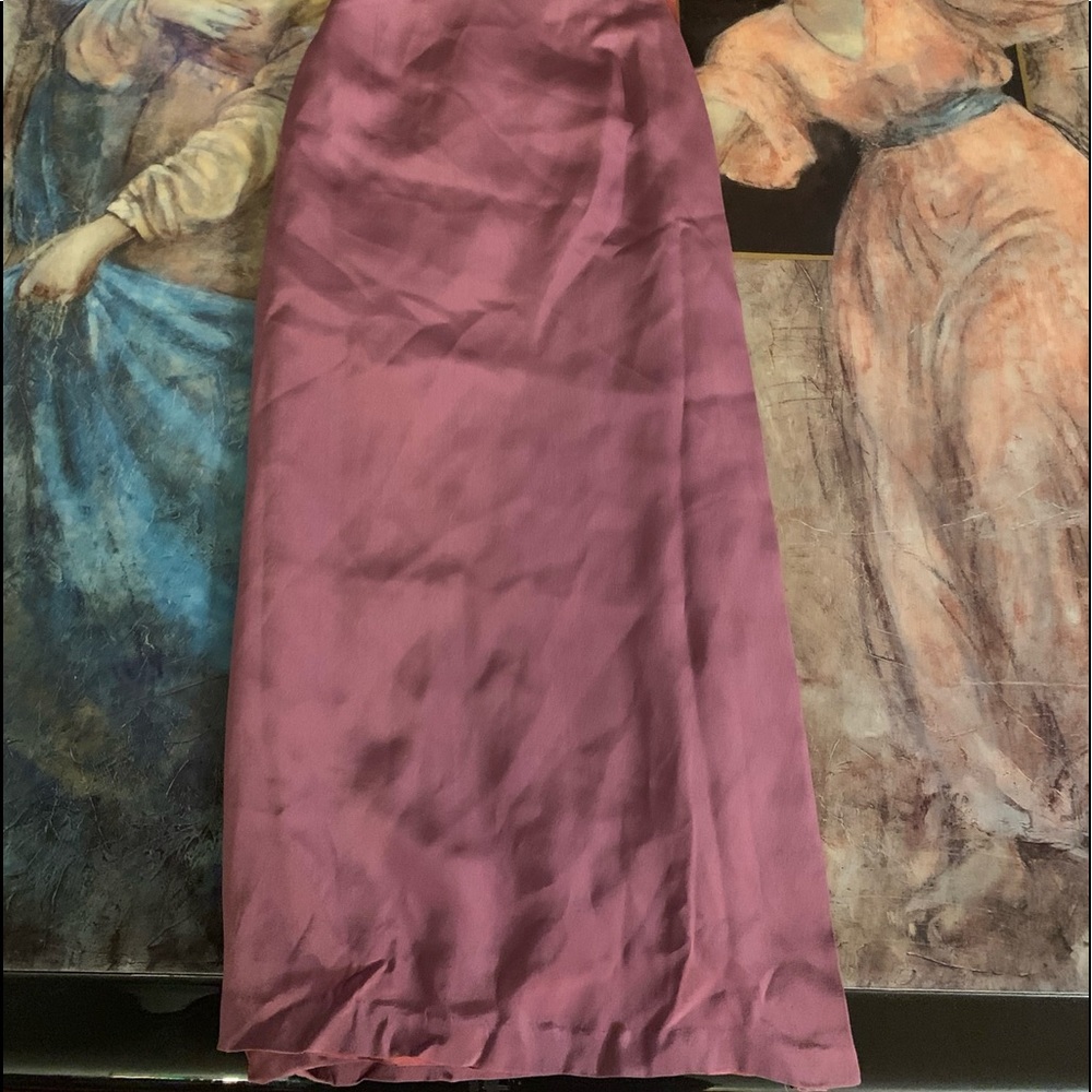 Alan‎ Austin Silk Pink vintage skirt